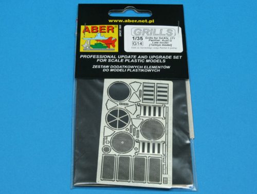 Aber Models - Grilles for Sd.Kfz. 171 Panther, Ausf G-late model