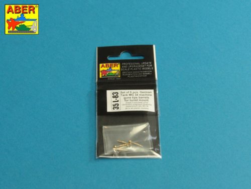 Aber Models - Tank MG 34 tips barrels x 5