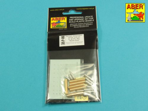 Aber Models - German ammunition set for12,8cm K.40 (Pz.Sfl.) Sturer Emil