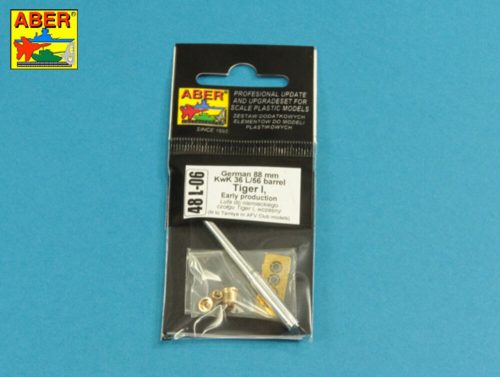 Aber Models - German 88 mm KwK 36 L/56 Tiger I Early Barrel