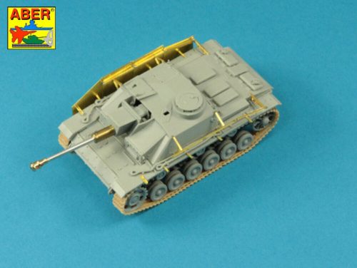 Aber Models - German StuK.40 L/48 7,5 cm Bartel with middle model muzzle brake for StuG. III Ausf.G late & StuG. IV - early