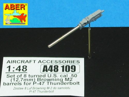 Aber Models - 8 Browning M2 barrels for P-47 Thunderbolt