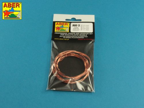 Aber Models - Wires set (diameter 0,5 0,7 0,9 1,1 mm , length 1m each)