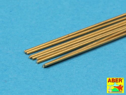 Aber Models - Brass  round rods 0,6mm