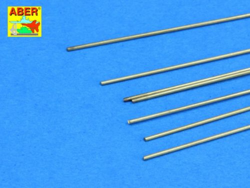 Aber Models - Brass round rods 0,7mm length 250mm x7pcs