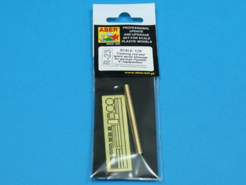 Aber Models - Clean rod and spare aerial stowage for german Panther & Jagdpanther