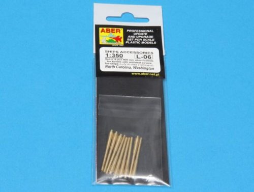 Aber Models - Set of 9 pcs 406 mm short barrels for North Carolina