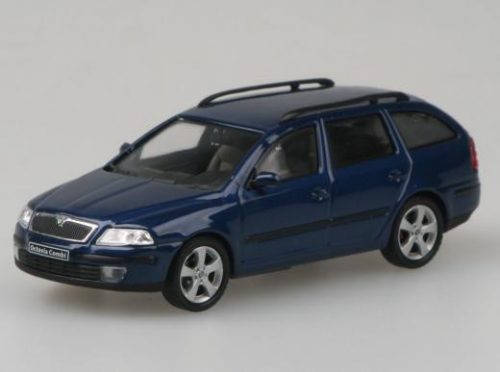 ABREX - 1:43 Skoda Octavia Combi 2004 - Deep Sea Blue Metallic - Abrex