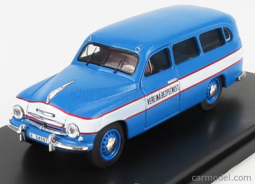 Abrex - Skoda 1201 Sw Station Wagon Verejna Bezpecnost Police 1956 Blue White