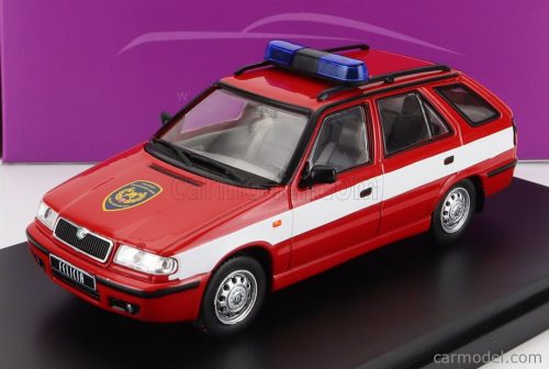 Abrex - Skoda Felicia Fl Combi Sw Station Wagon Fire Engine 1998 Red White