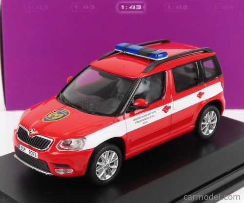 Abrex - Skoda Yeti Suv Facelift (Restyling) Fire Engine 2013 Red White