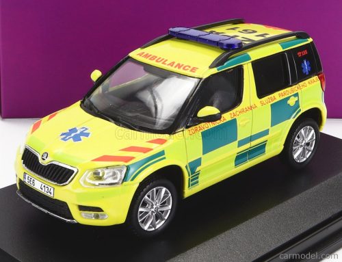 Abrex - Skoda Yeti Suv Facelift (Restyling) Ambulance 2013 Yellow Green