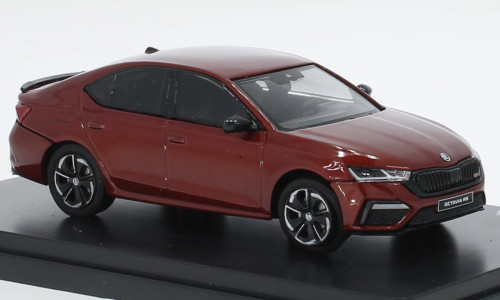 Abrex - Skoda Octavia IV RS, dunkelorange, 2020, 1:43