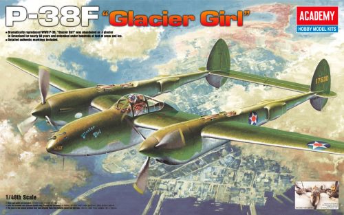 Academy -  Academy 12208 - P-38F LIGHTNING GLACIER GIRL (1:48)