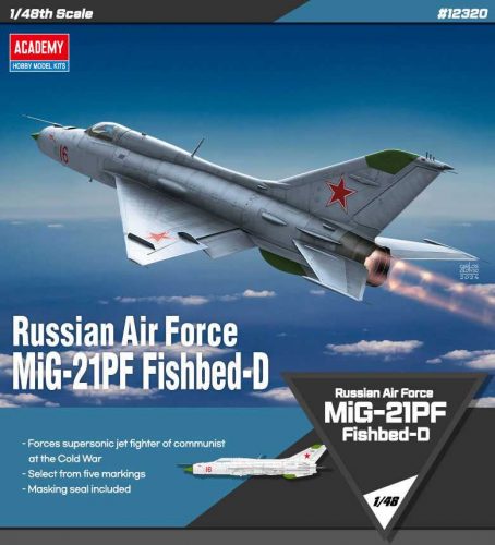 Academy - 1/48 Russian Air Force MiG-21PF Fishbed-D