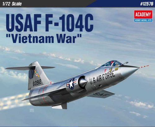 Academy - Model Kit letadlo 12576 - USAF F-104C "Vietnam War" (1:72)