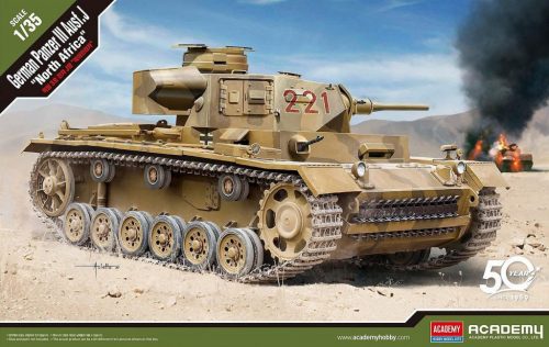 Academy -  Academy 13531 - German Panzer III Ausf.J "North Africa" (1:35)