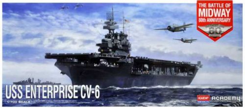 Academy - Model Kit loď 14409 - USS Enterprise CV-6 "Batte of Midway" (1:700)