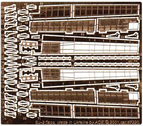 ACE - PE-Set (flaps) for Su-2 (ICM) für ICM Bausatz