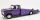 Acmemodels - DODGE D-300 TRUCK RAMP CAR TRANSPORTER 1970 PURPLE