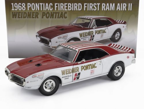 Acmemodels - PONTIAC FIREBIRD FIRST RAM AIR II COUPE WEIDNER PONTIAC RACING 1968 WHITE RED