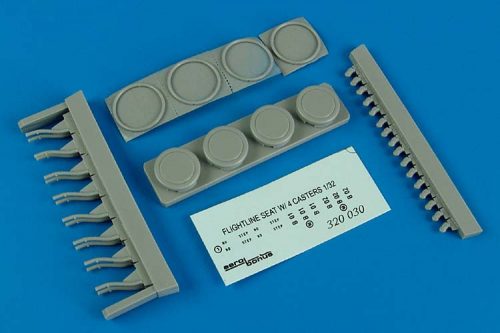 Aerobonus - 1/32 Flightline seat with 4 casters