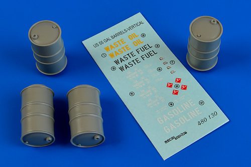 Aerobonus - 1/48 US 55 gallon barrels (vertical position)