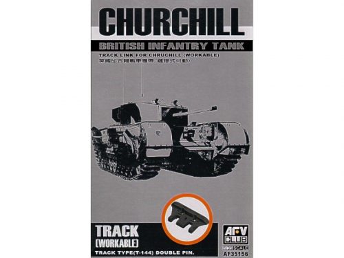 AFV-Club - T-144 double pin tracks for Churchill (workable)