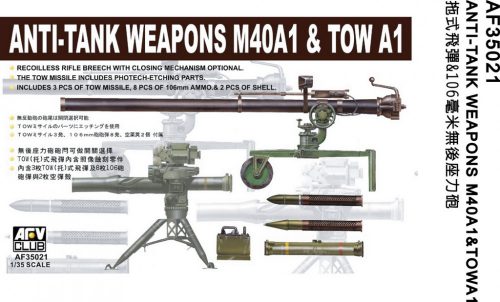 AFV-Club - Anti Tank Weapons M40A1 & TOW A1