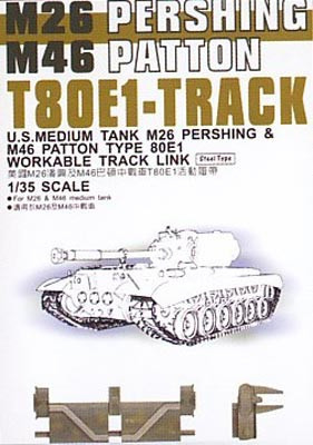 AFV-Club - T80E1 Workable Track for M26 Pershing / M46 Patton