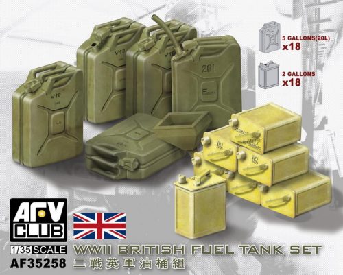 AFV-Club - WWII British Fuel Tank Set