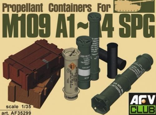 AFV-Club - Propellant Containers for M109 A1 - A4 SPH