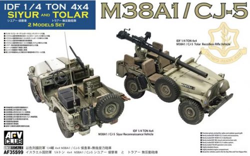 AFV-Club - M38A1 / CJ-5 Siyur Recce + Tolar fire support veh.