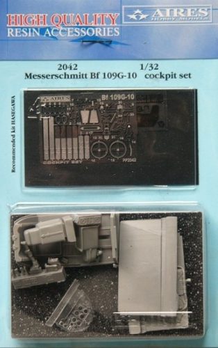 Aires - 1/32 Bf 109G-10 cockpit set (with clear instrument