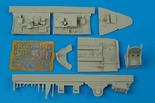 Aires - F6F-5 Hellcat cockpit set for Hasegawa kit