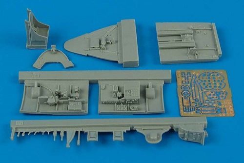 Aires - F6F-5 Hellcat cockpit set Für Eduard Bausatz