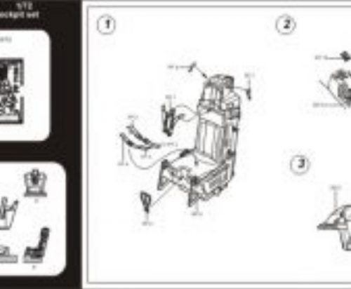 Aires - 1/72 F-16C Fighting Falcon cockpit set