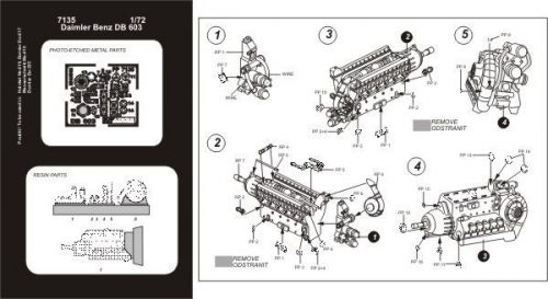 Aires - 1/72 Daimler Benz DB 603 engine