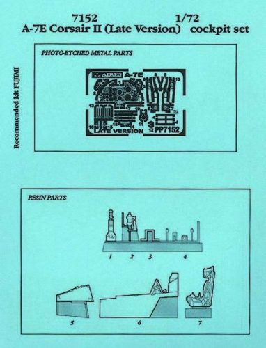 Aires - A-7E Corsair II Cockpit Set Späte Version für Fujimi Bausatz