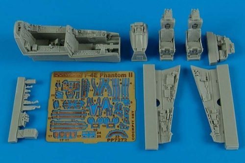 Aires - F-4E Phantom II cockpit set for Hasegawa