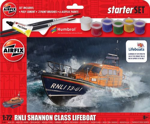 Airfix - Starter Set - RNLI Shannon Class Lifeboat