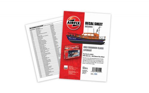 Airfix - Decal Sheet - RNLI Shannon Class Lifeboat (A55015)