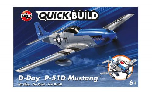 Airfix - QUICKBUILD D-Day P-51D Mustang