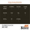 AK Interactive - Rubber Black 17ml