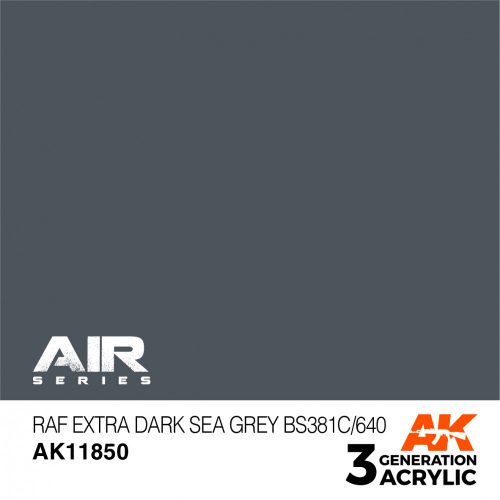 AK Interactive - RAF Extra Dark Sea Grey BS381C/640