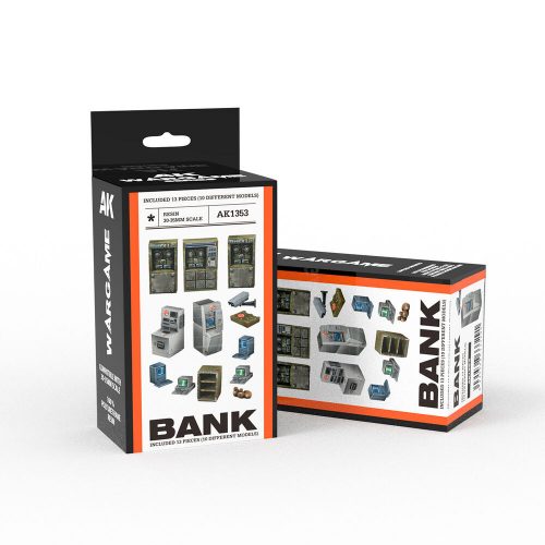 AK Interactive - BANK SET WARGAME (RESIN 30-35MM)