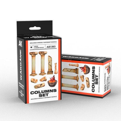 AK Interactive - COLUMNS SET WARGAME (RESIN 30-35MM)