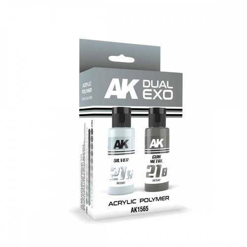 AK Interactive - Silver & Gun Metal Dual Exo Set 21