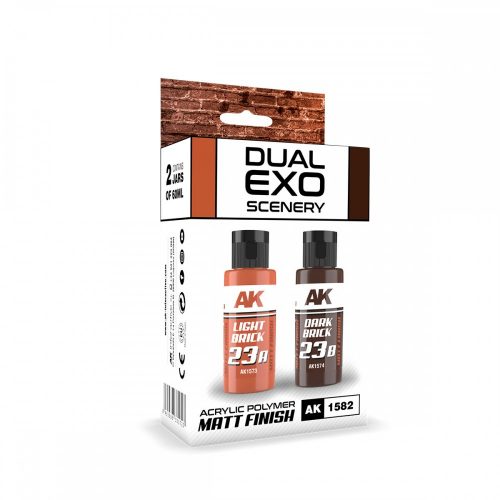 AK Interactive - Light Brick & Dark Brick Dual Exo Set 23