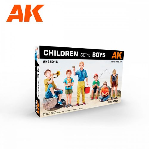 AK Interactive - Children Set 1: Boys 1/35 Scale Model Kit